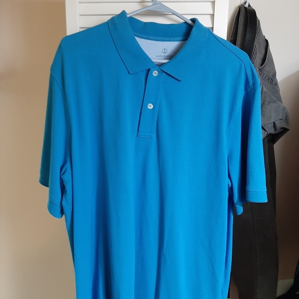 Blue Polo Lands End